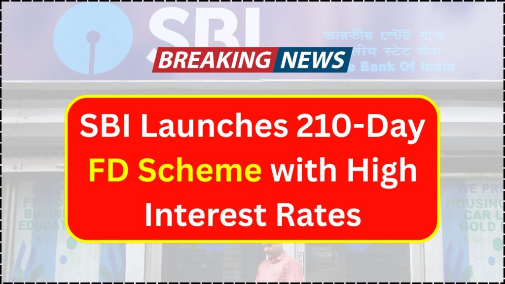 SBI's 210-Day FD Scheme, 6.55% Interest Rate That Actually Makes Sense
